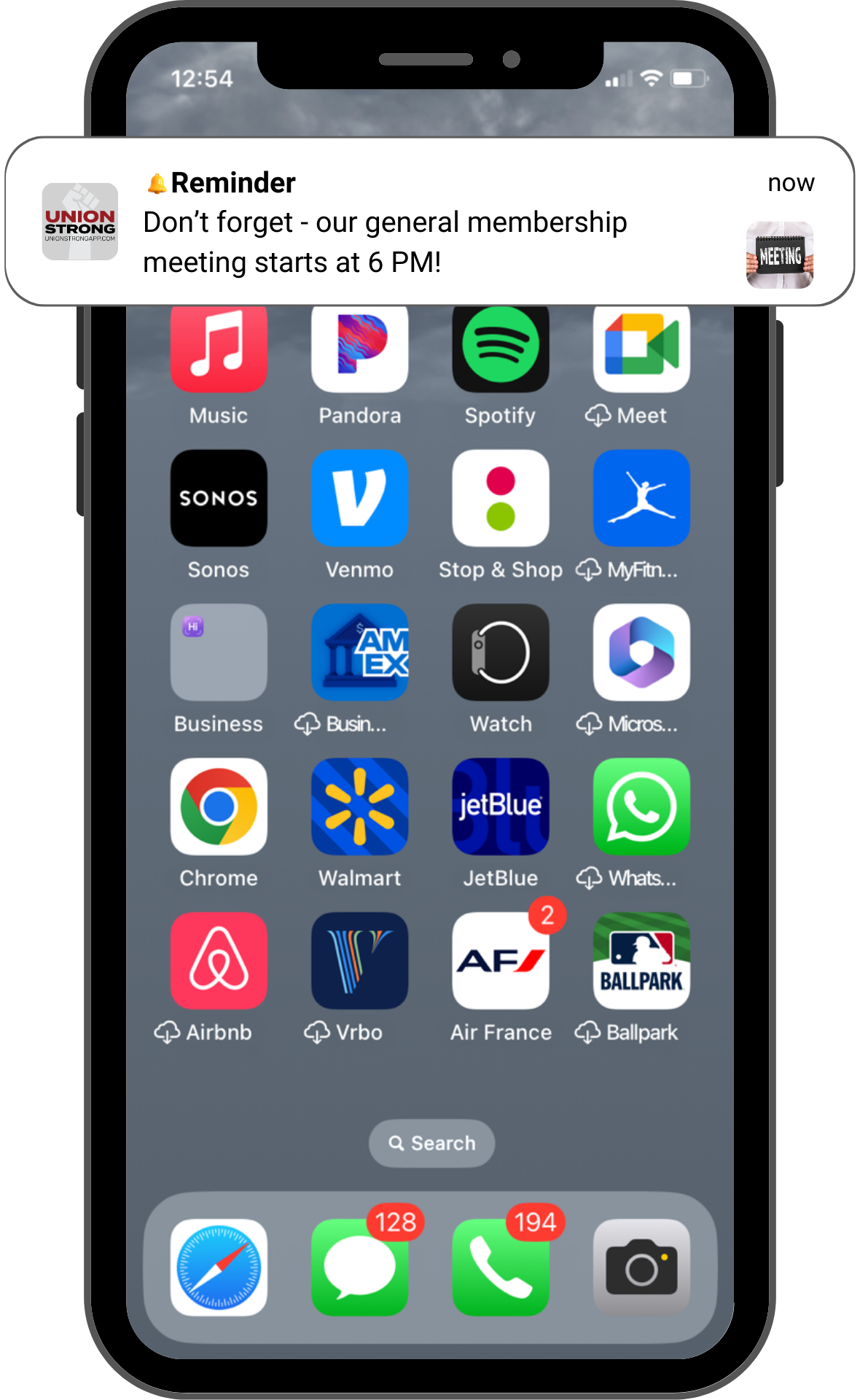 US App SS 8 Push Notification