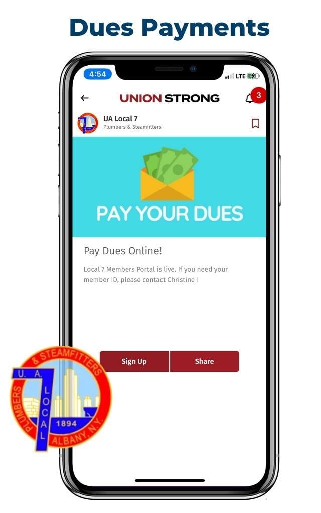 Dues Notififications